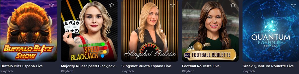 Playtech Live Casino Games Playtech Live Casino
