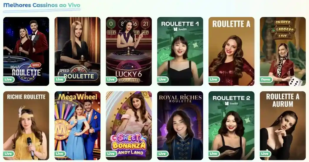 Cassino ao vivo