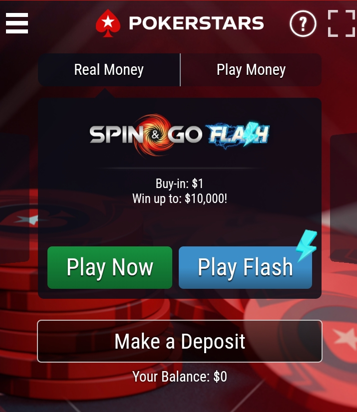 pokerstars real money apk