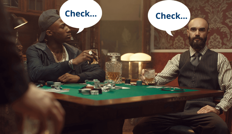 Checking in Razz games Checking in poker