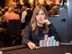 Kristen Bicknell played at the $3 000 WSOPC #3 final table