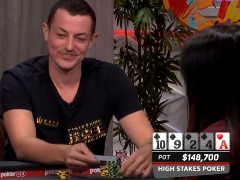 Том Дван програв банк в 148 700$ за одну роздачу на High Stakes Poker