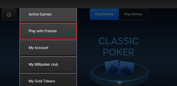 Home Games с мобильного 888покер Home Games