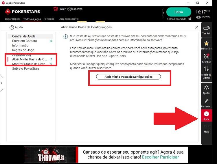 pokerstars deslogando sozinho