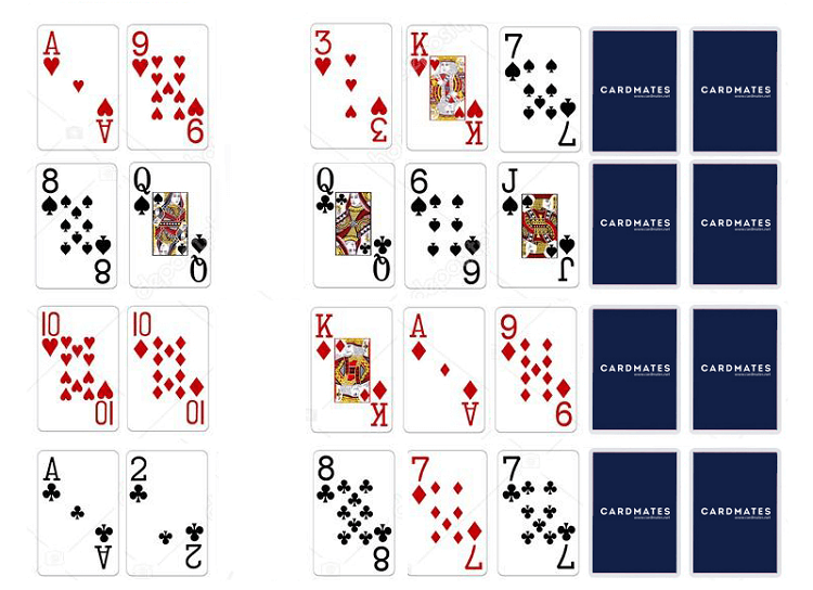 high card flush mat caesars