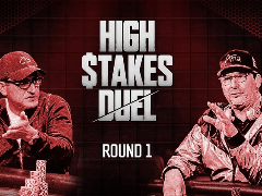 Phil Hellmuth defeated Antonio Esfandiari in the first episode of High Stakes Duel