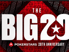 PokerStars анонсували масштабне святкування 20-річчя