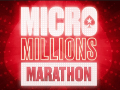 PokerStars проведе MicroMillions Marathon із гарантією 1 800 000$