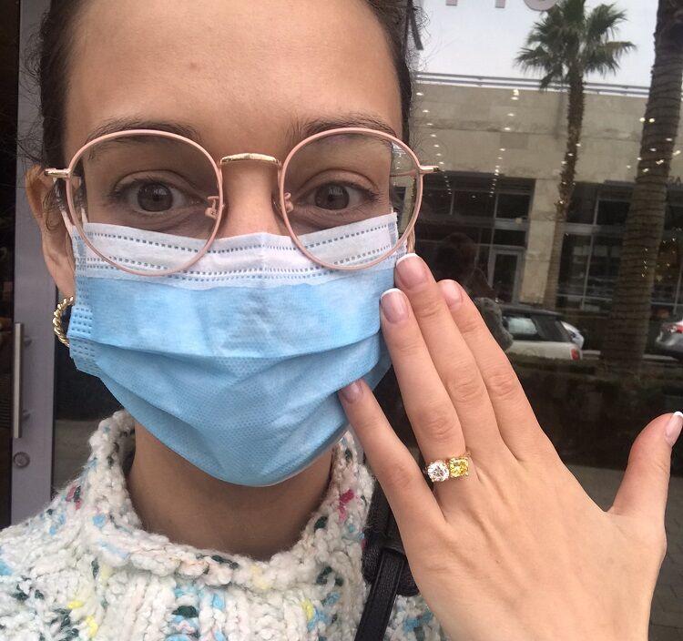 Фото Мерлі Кордейро з обручкою