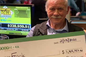 Американец выиграл джекпот 1 100 000$ в казино Tropicana
