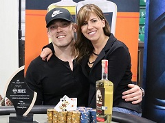 Foxen and Bicknell played at the final table of $5 200 PowerFest tournament