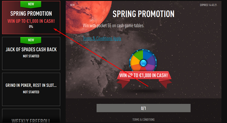 Регистрация в акции "Spring Missions" на BestPoker Регистрация в акции