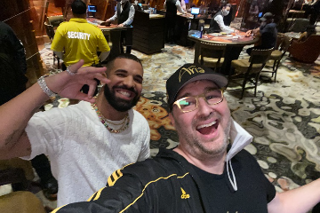 Фил Хельмут сыграл в покер со знаменитым рэпером Дрейком