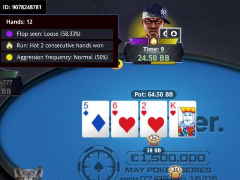 A iPoker adicionou um HUD embutido a vários skins