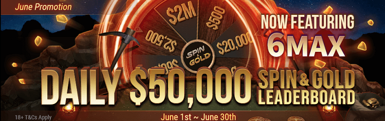 Daily Spin&Gold Leaderboard на GGпокерок: 50 000$ щодня Daily Spin&Gold Leaderboard на GGпокерок
