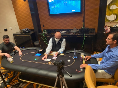 Galfond Challenge at a live poker table for the first time