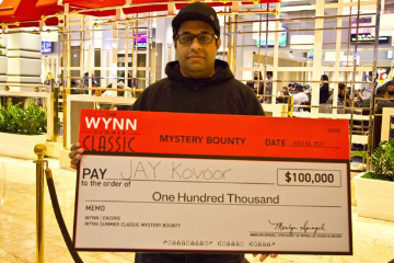 Американец выиграл 100 000$ джекпот в Mystery Bounty в казино Wynn
