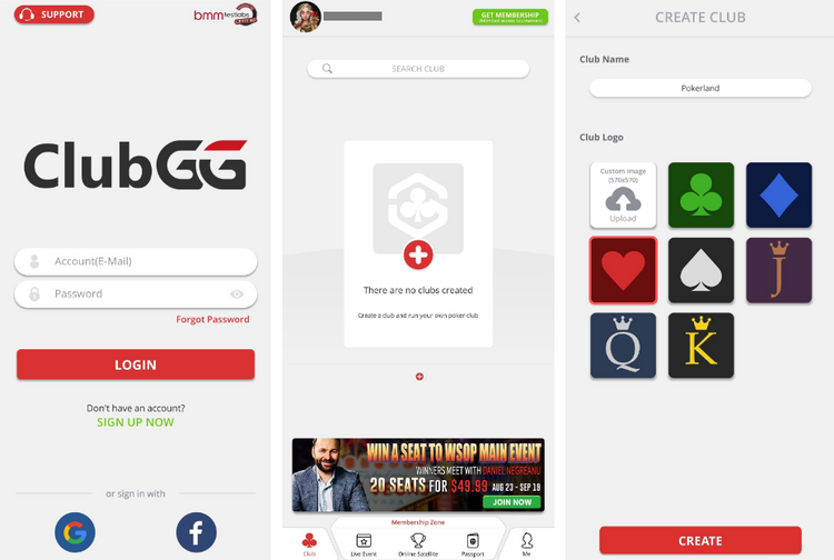 Creating a poker club at ClubGG ClubGG
