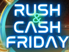 Rush&Cash Friday no GGPoker: cash drops dobrados de até 1200 BB
