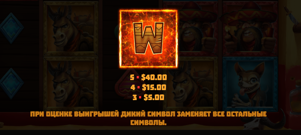 Вайлд символ выплата