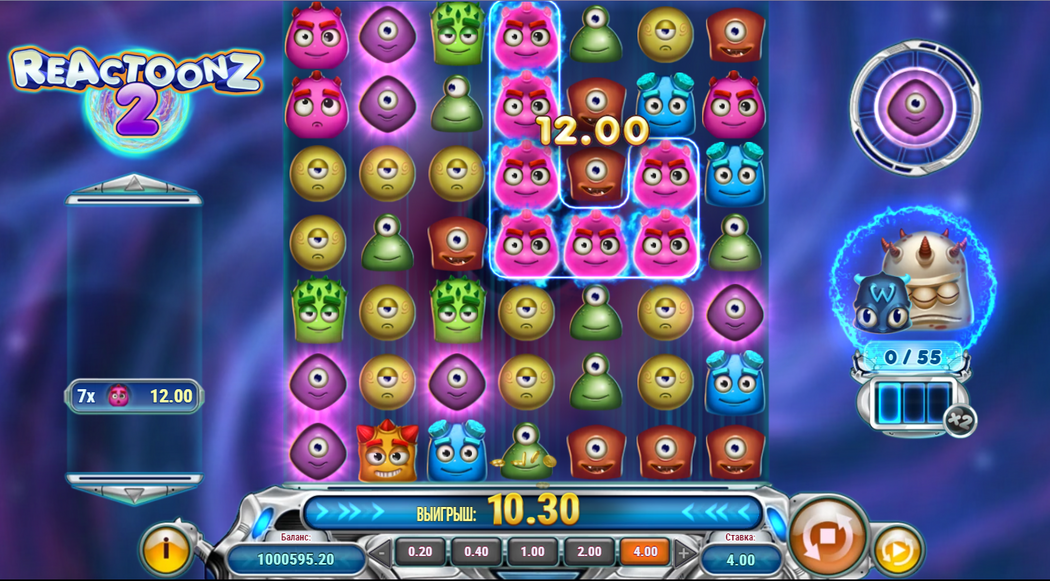 Слоты с кластерными выплатами