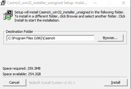 Casino X скачать на компьютер