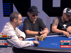 Блеф із середньою парою у банку 830 000$ на шоу No Gamble, No Future