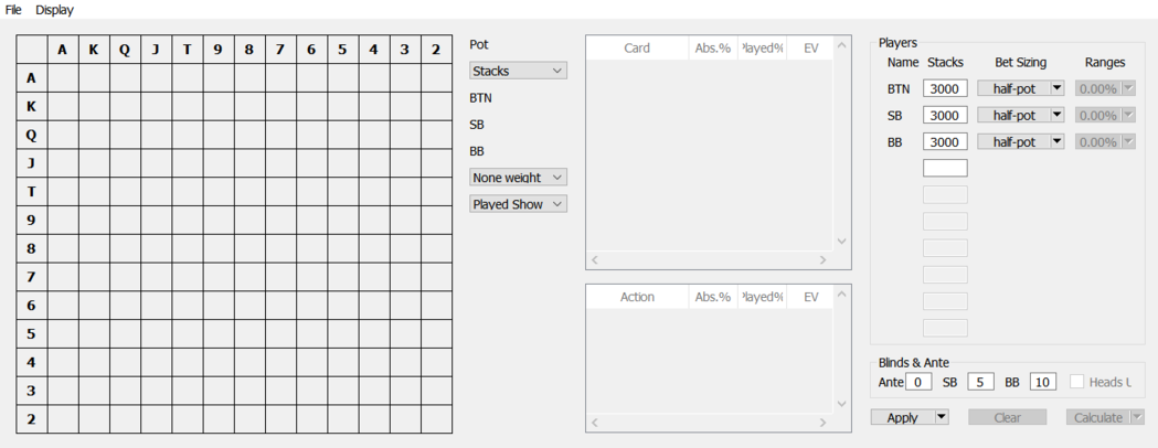 калькулятор simple preflop