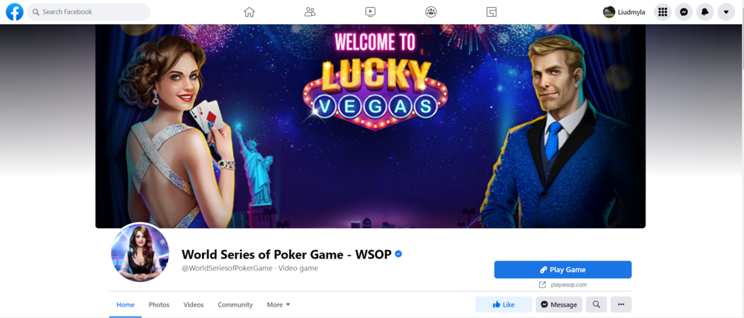 World Series of Poker на Facebook