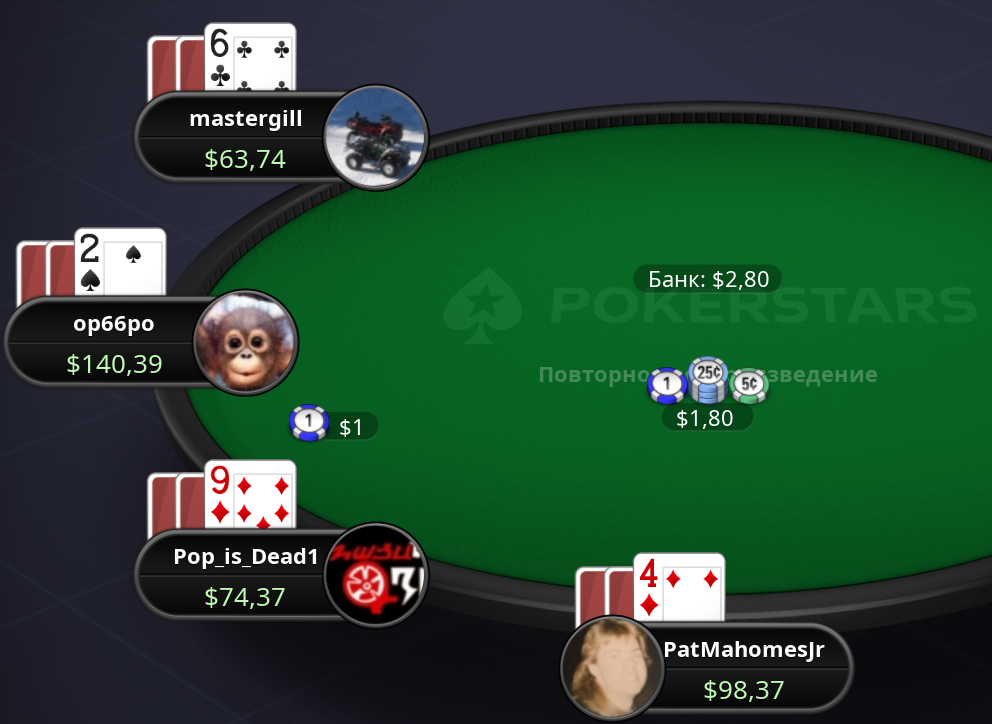 Разз покер стіл