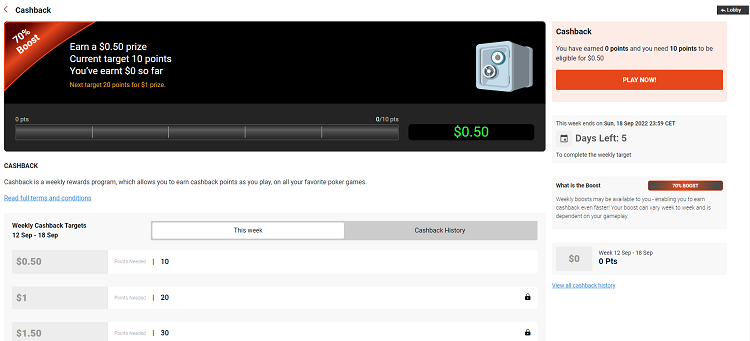 Кешбек на PartyPoker кэшбек патипокер