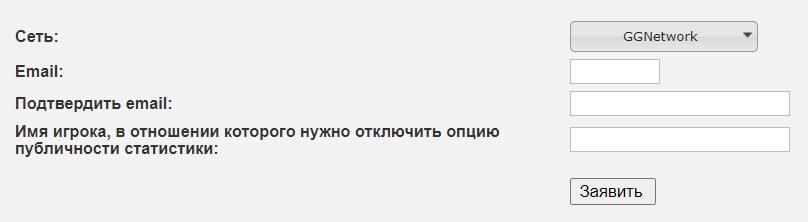 Запит на відключення статистики на SharkScope SharkScope покер