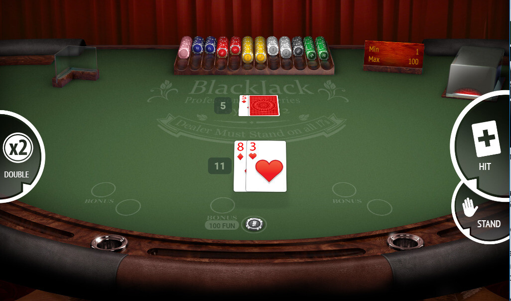 Блекджек онлайн правила: ставка дабл Блекджек онлайн правила