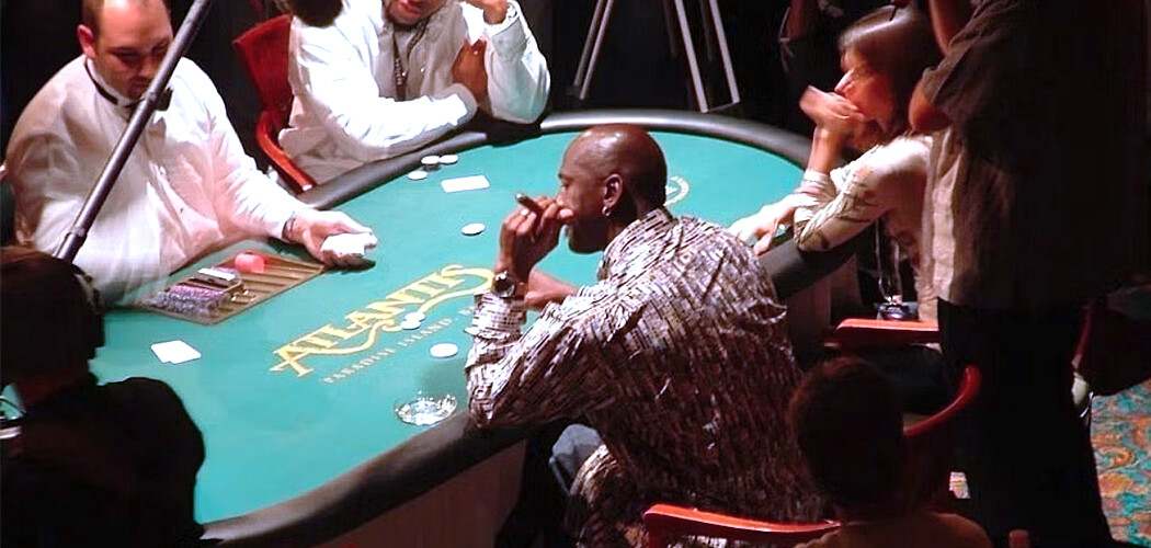 Майкл Джордан, Скотті Піппен та Меджик Джонсон за грою в покер