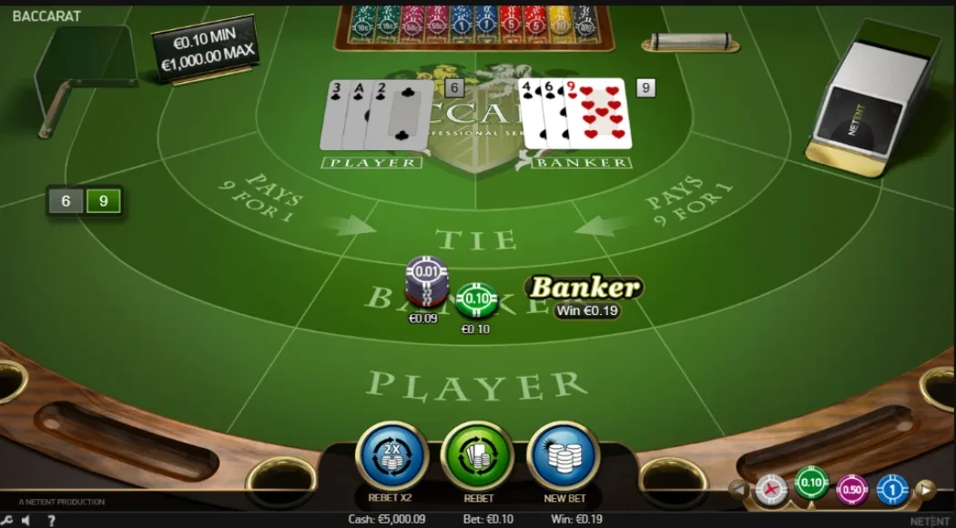 Baccarat Game online example Baccarat Game example