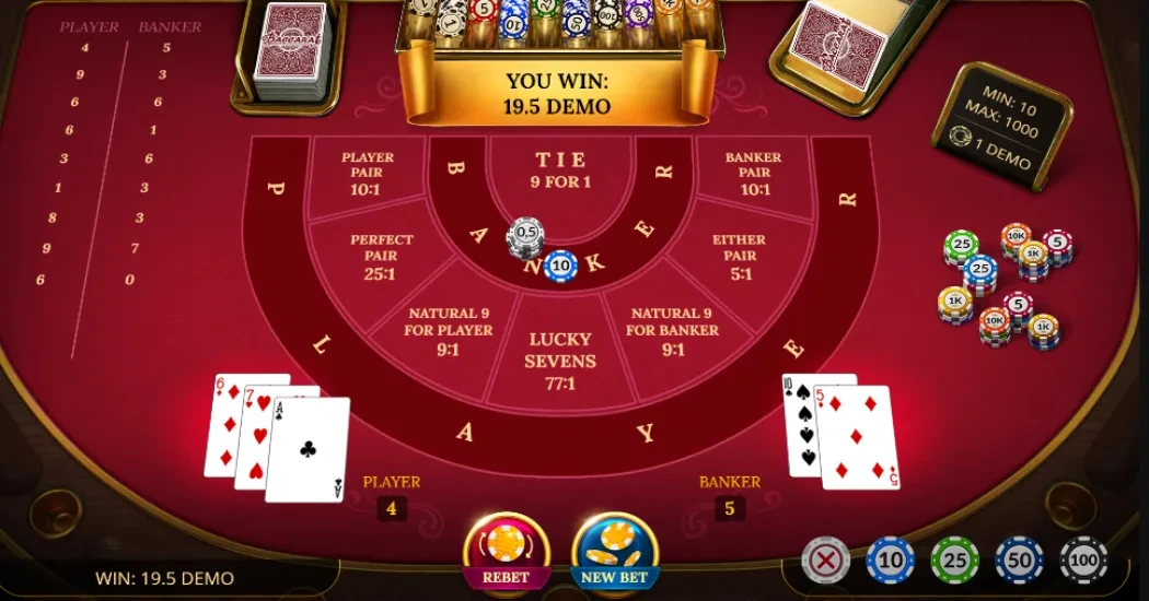 How to play baccarat online How to play baccarat