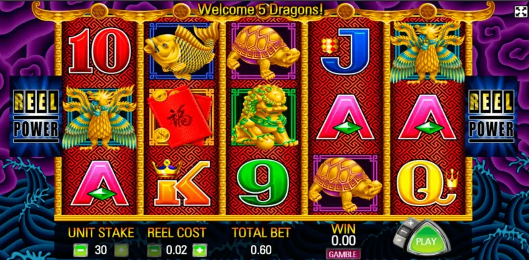 5 Dragons Free Pokies Demo Play