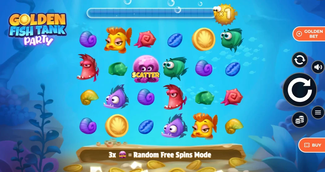 Golden Fish Tank Party