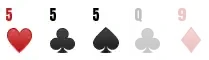 Set in poker Three of a Kind