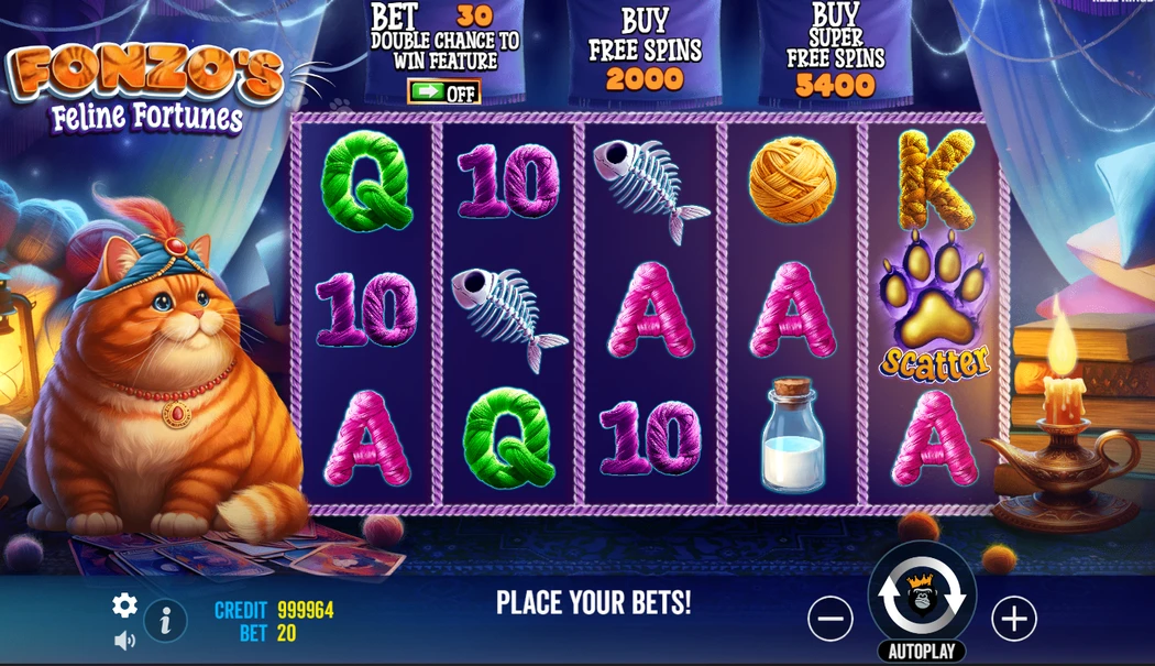 Fonzo’s Feline Fortune's slot Fonzo’s Feline Fortunes