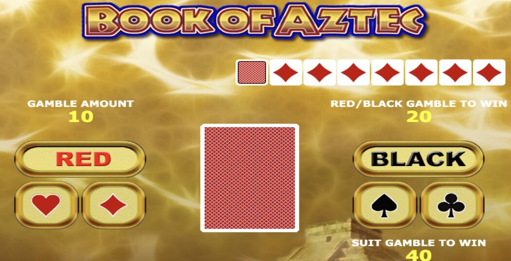 Book of Aztec gamble feature