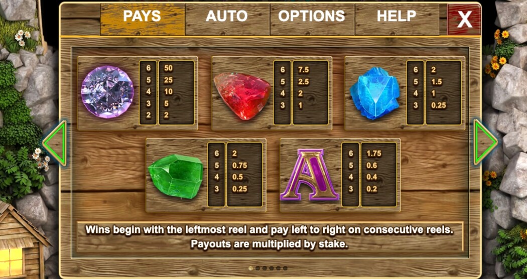 Bonanza slot symbols