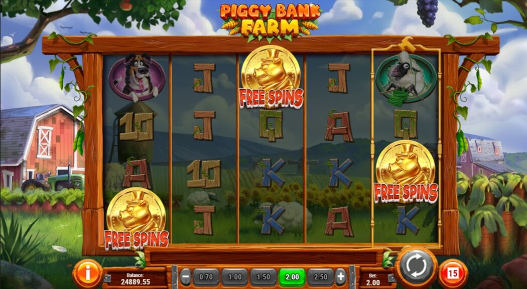 Piggy Bank Farm Free Spins