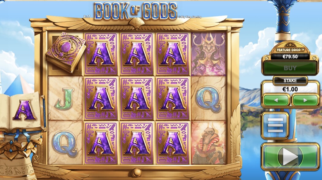 Book of Gods symbols and features Book of Gods symbols