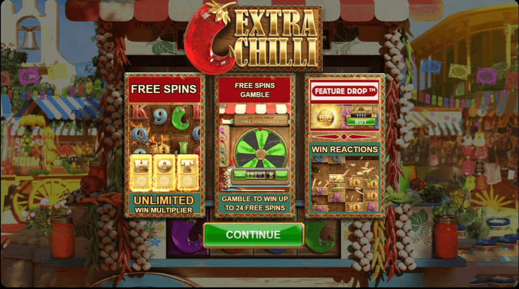Extra Chilli free spins Extra Chilli bonus games