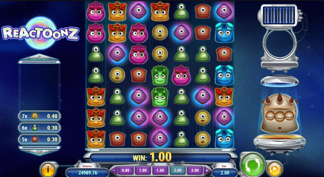 Reactoonz slot review