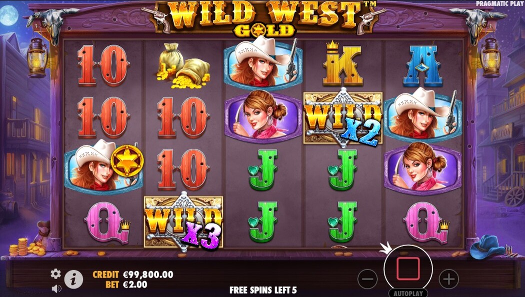 Wild West Gold Free Spins