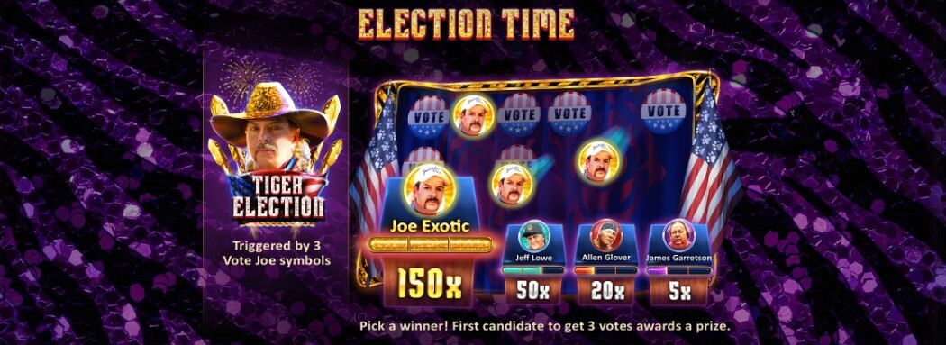 Joe Exotic Slot Features
