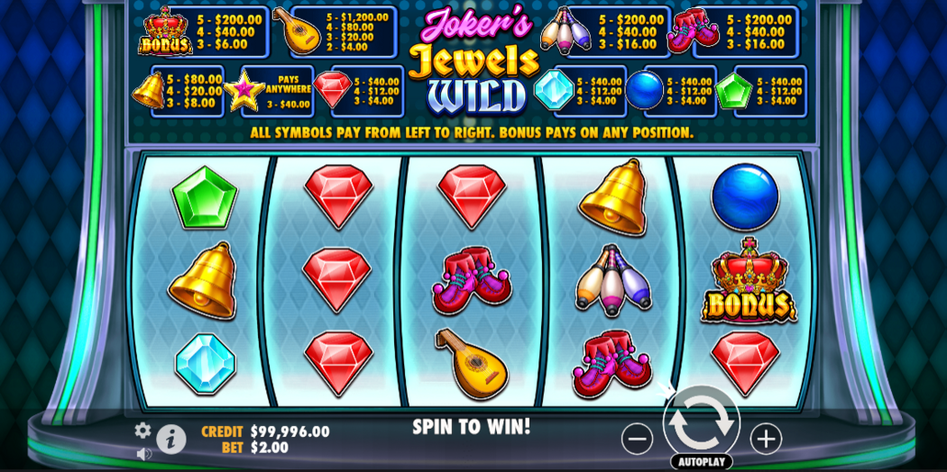 Joker’s Jewels Wild Slot by Pragmatic Play Joker’s Jewels Wild SLot Demo Play