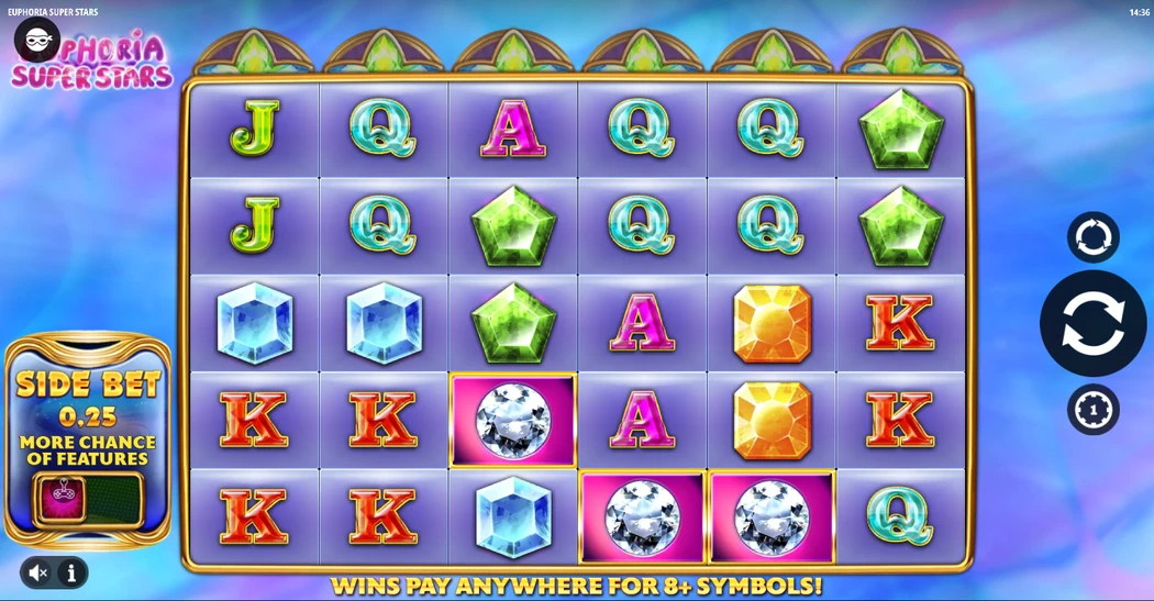 Euphoria Super Stars slots Euphoria Super Stars